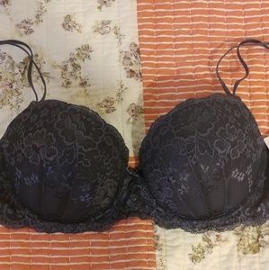 Brand New Candie's "Gunmetal Gray" Push-up Bra